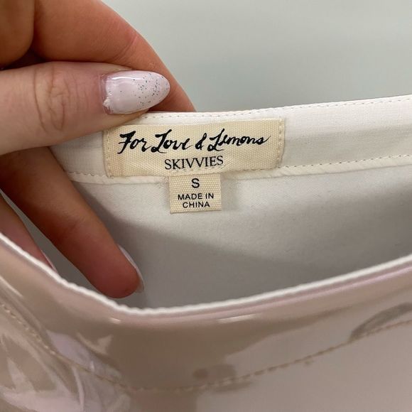 For Love and Lemons High Roller Latex Skirt - Picture 7 of 11